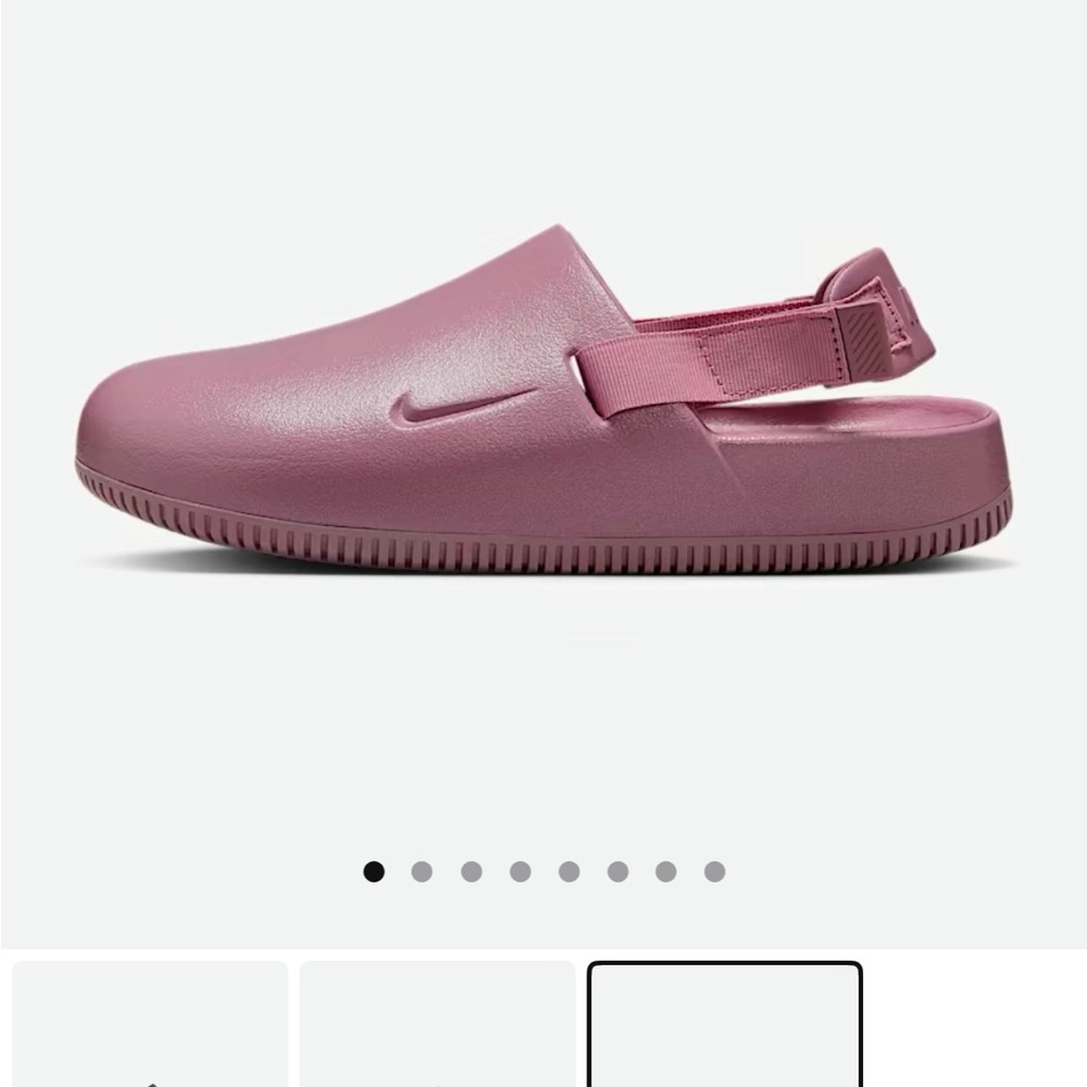 Nike Calm Pink Mules with Minimalist Design and Cushioned Sole
